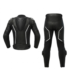 Traje de Motociclismo de Cuero Impermeable para Invierno, Manga Larga, Cómodo y Resistente - Product Image 2