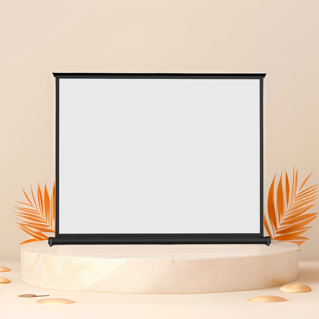 TELUXSEE Factory Wholesale 40-Inch 16:9 Mini Portable 4K HD PVC Projection Screen with Bag Table Projector Screen