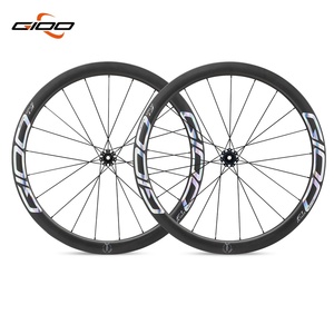 GIOO F1 karbon Fiber disk fren yol bisikleti kattığı çark seti 700C 38/50mm - Product Image 6