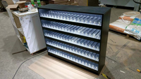 Étalage de cigarettes KEWAY pour magasin de tabac, présentoir à tabac, présentoir de cigarettes pour épicerie, présentoir de cigarettes 100x30x100CM
