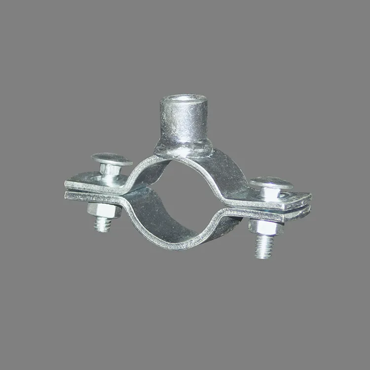 Cheap Price Heavy Duty Pipe Clamps Welding Type Zinc Plated Steel Pipe Nutclip Pipe Clip