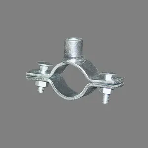 Cheap Price Heavy Duty Pipe Clamps Welding Type Zinc Plated Steel Pipe Nutclip Pipe Clip