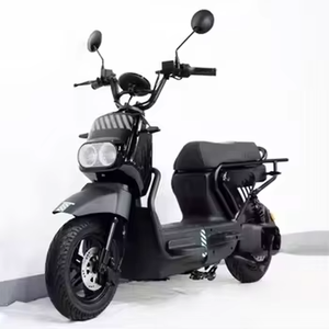 สกู๊ตเตอร์สำหรับผู้ใหญ่คุณภาพสูง 48V 500W สีน้ำเงินดำ มอเตอร์ฮับหลังพร้อมเซ็นเซอร์ โครงอะลูมิเนียม ดิสก์เบรก สำหรับการเดินทางในเมือง รุ่น Zxc-282 มอเตอร์ฮับหลัง - Product Image 5