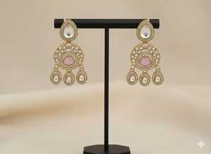 Ensemble de boucles d'oreilles anciennes en mehendi, design ethnique traditionnel, bijoux indiens pour femmes, occasions culturelles festives - Product Image 6