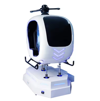 Simulador de Vuelo de Helicóptero y Avión Educativo de Realidad Virtual 9D con Visión Libre de 360 Grados, Máquina de PC para Interiores, Parque de Aventuras para Niños JiaYi
