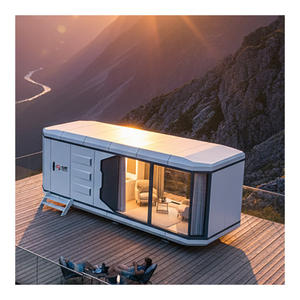 Роскошный мобильный стальной дом-капсула: прочный сборный модуль для спальни, фермерской кухни, гостиной, квартиры, или использования в школьных залах и спортзалах. - Product Image 1