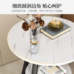 Tavolo moderno a forma di C tavolo laterale a forma di C per divano per soggiorno e camera da letto divano mobile, piccolo tavolino ad angolo - Product Image 3