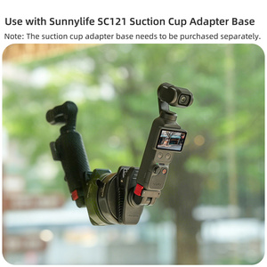 Clip magnétique à dégagement rapide pour sac à dos, accessoire de caméra d'action avec pince crocodile réglable pour Osmo Pocket 4/3 - Product Image 3