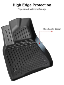Tapis de sol de voiture en TPE imperméable pour Tesla Model 3/Model Y, accessoires intérieurs de véhicule compatibles avec X3 et CR-V - Product Image 4