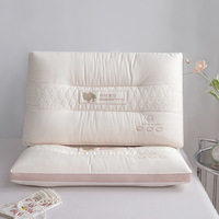 Oreiller en fibre de protéine de laine de chameau de qualité hôtelière de luxe, avec contour ergonomique pour le soutien cervical, sommeil sain