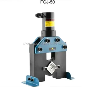 <b>Hydraulic</b> Square Tube Angle Iron Cutting Machine Cutting Die 50 Galvanized Iron Tube Electric Punching Angle Steel Cutting Die - Product Image 2