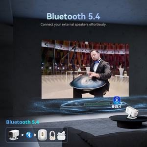X1 High-Quality LCD HD Smart Mini Outdoor <strong>Projector</strong>, Portable Travel Wireless <strong>Bluetooth</strong> Android <strong>Phone</strong> <strong>Projector</strong> - Product Image 2