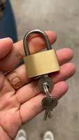 Serrure de sécurité économique pour tiroir et armoire, cadenas en laiton fin de 30 mm
