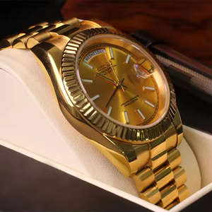 Montre mécanique automatique de luxe intelligente étanche 20 BAR, style affaires, mouvement NH35, cadran ajouré, verre saphir, bracelet en acier inoxydable - Product Image 3