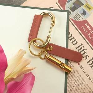 Rắn Brass phim hoạt hình cổ điển chia nhẫn vòng lặp đôi Keyring 15-38mm không thấm nước Trọng lượng nhẹ túi móc nối Keychain phím - Product Image 6