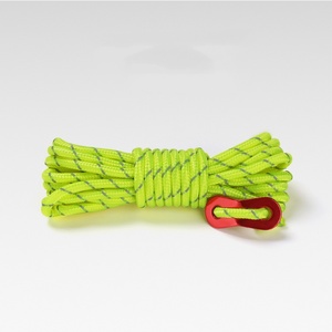 4mm 5mm nero rosso esterno tenditore luminoso tipo <span class=keywords><strong>tenda</strong></span> linea tensionamento vento fissare corda riflettente con moschettone per <span class=keywords><strong>tenda</strong></span> - Product Image 2