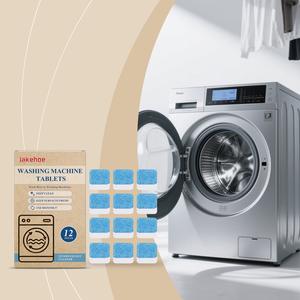 JAKEHOE <span class=keywords><strong>Lave</strong></span>-<span class=keywords><strong>linge</strong></span> Nettoyage en profondeur Détartrant Détartrant Désodorisation Comprimés Nettoyant Rafraîchissant - Product Image 2