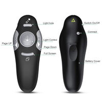 Stylo de présentation sans fil 2,4 GHz, télécommande USB RF avec piles AAA, portée de 10 m pour les présentations PowerPoint PPT