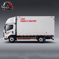 Nouveau camionnette de fret fermée JMC 130HP 4 tonnes 4x2, camionnette légère
