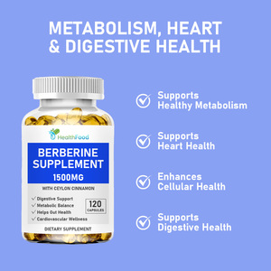 High Quality Berberine Capsules with Berberine HCI Metabolic Health Helps Gut Health Cardiovascular Wellness Appetite Balance - Product Image 2