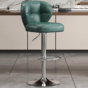 Chaises de <span class=keywords><strong>bar</strong></span> vintage TUQ au design tendance avec dossier incurvé, siège carré rembourré, chaises de <span class=keywords><strong>bar</strong></span> durables pour usage en cuisine et au bureau - Product Image 1