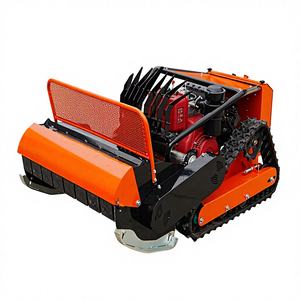 Tondeuse à gazon industrielle sans fil sur chenilles, débroussailleuse robuste pour le défrichement des pentes, des jardins et des terres agricoles - Product Image 6