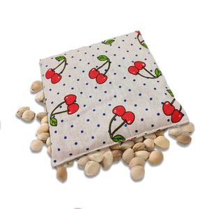 Hình chữ nhật cơ thể bọc Cherry đá linen vải y tế sưởi ấm Pad nhà máy Cherry Pit gối - Product Image 5