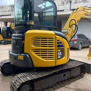 Excavadora Hidráulica Compacta Usada Komatsu PC55 Fabricada en Japón, Ideal para Trabajos de Jardinería y Granja - Product Image 6