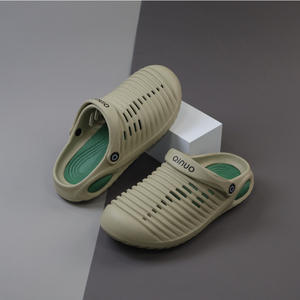 Sandalias de Verano para Hombre Qinuo, Blancas, Grises, Color Caqui, Forro de EVA, Antideslizantes, Suela Suave, Resistentes al Desgaste, Punta Cerrada, Diseño Perforado - Product Image 2