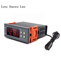 Termostato Digital con Pantalla LED STC-1000, Interruptor de Calefacción y Refrigeración, Controlador de Temperatura para Incubadora