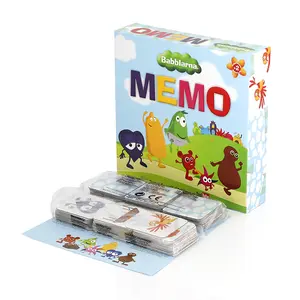 맞춤형 판지 학습 플래시 카드 인쇄 놀이 어린이 메모리 카드 장난감