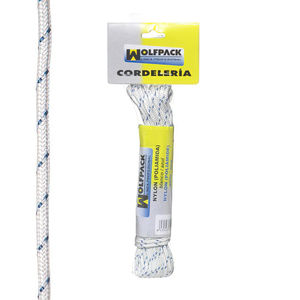 Corda in Nylon ad Alta Tenacità Bianca / Blu (Wood 10 m.) - Product Image 1