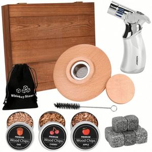 Design Smart Electric Whiskey Smoker <b>Kit</b> | Bluetooth App Control | High-Tech Customizable Bar Tool - Product Image 4