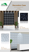 Panneau mural 3D en PVC, écologique, imperméable, moderne, pour intérieur et extérieur, escalier, salle de sport, salon, hôtel, salle de bain, chambre à coucher