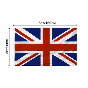 卸売英国イングランド3x5Ftカスタム国国家ポリエステル英国旗