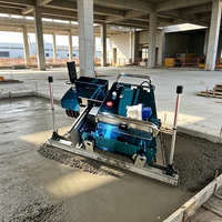 Machine de nivellement automatique de mortier à guidage laser haute efficacité, règle vibrante pour béton, pour applications de revêtements de sol industriels