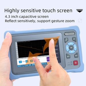 Reflectómetro de fibra óptica 12 en 1, pantalla táctil VFL OLS RJ45 OPM, probador de Cable Ethernet, mapa de eventos - Product Image 4