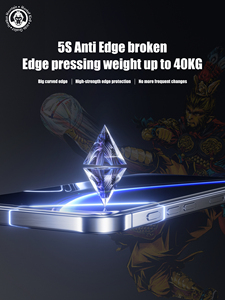 ฟิล์มกระจกนิรภัยแบบโค้ง HD ใส สำหรับ iPhone 17 Air 17 Pro Max และอุปกรณ์เสริมสำหรับ iPhone 16 15 <span class=keywords><strong>11</strong></span> Pro Max/XS/X - Product Image 5