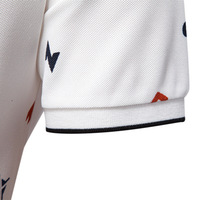 Nouvelle chemise décontractée pour homme été 2026 avec imprimé lettres intégral, col et manches courtes, 100 % polyester durable pour l'exportation