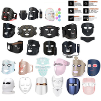 Masque facial LED OEM pour la thérapie par la lumière, masque pour le visage et le cou pour la régénération de la peau, le collagène, les rides, les soins de la peau du visage
