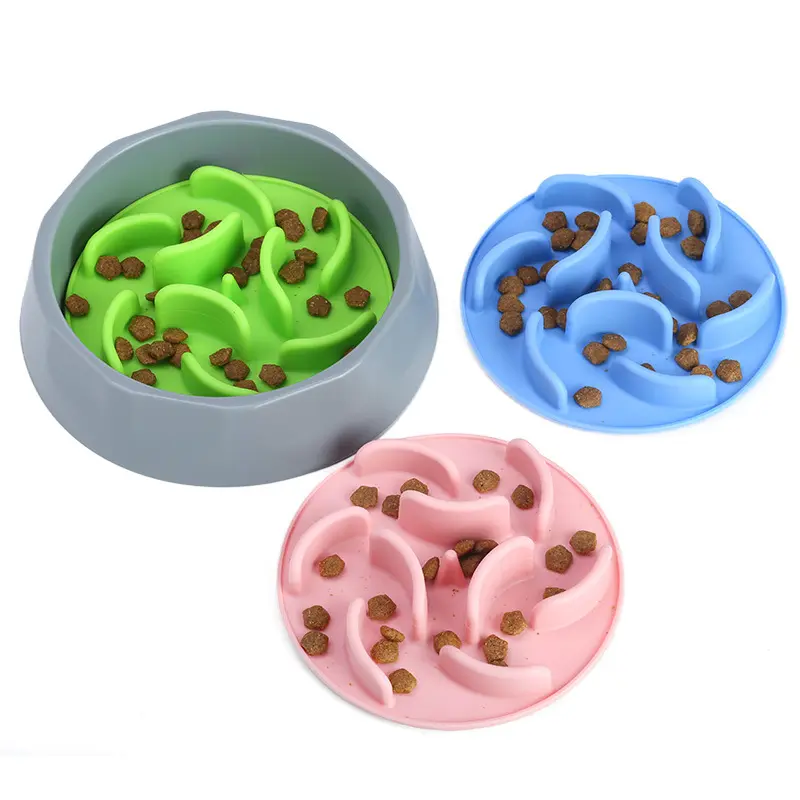 Wholesale Eco friendly silicone pet feeding plates for dogs cats anti choking food trays non slip pet food trays licking pads