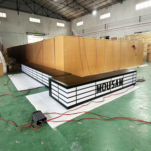 Boîte lumineuse en acier inoxydable personnalisée pour comptoir de café/bar - Enseigne publicitaire LED - Product Image 6