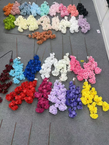 Yellow <strong>Flowers</strong> <strong>Artificial</strong> Plant Orange Autumn Fake <strong>Artificial</strong> <strong>Tree</strong> for Garden Home Wedding Party Decoration - Product Image 6