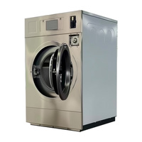 Industrial Stainless Steel 12kg Coin Operated Washer Extractor Commercial Laundry Washing Machine