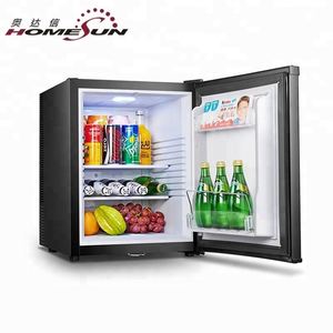 HOMESUN-Mini bar termoeléctrico para hotel personalizado, 0db, <span class=keywords><strong>minibar</strong></span> para hotel sin freón, refrigerador de hotel de 40 L - Product Image 2