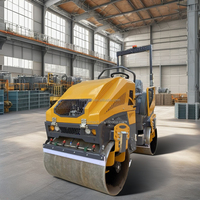 Compacteur à rouleaux robuste et rouleau compresseur routier - Compacteur polyvalent pour les projets de construction et de pavage