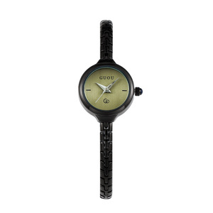 Bracelet <b>Watch</b> New Fashion Minimalist <b>Ladies</b> <b>Watch</b> <b>Black</b> Exquisite Compact Elegant Women's Wristwatch - Product Image 1