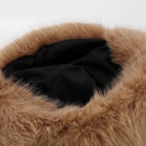 Nouveau bonnet d'hiver Lei Feng en peluche, chaud, avec protection pour les oreilles, en laine de vison douce et épaisse, imprimé numériquement, personnalisable avec logo couleur, unisexe - Product Image 4