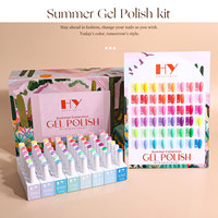 Usine Hanyi fournissant des kits de vernis gel professionnels personnalisés pour la collection d'été, 48 couleurs, 15 ml.