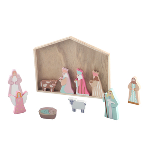 Adorable Crèche de Noël en Bois DIY pour Enfants, Scène de la Nativité pour Cadeau de Noël - Product Image 3
